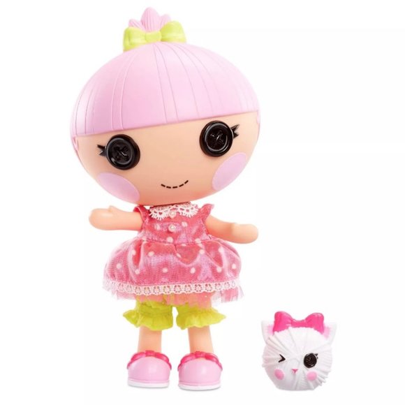 Lalaloopsy Trinket Sparkles Littles Doll 7" and Pet Kitten - Picture 6 of 8